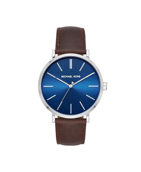 michael kors jayne three-hand brown watch|Michael Kors Men's Jayne Three.